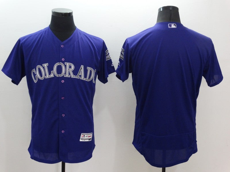 Custom Colorado Rockies purple jersey