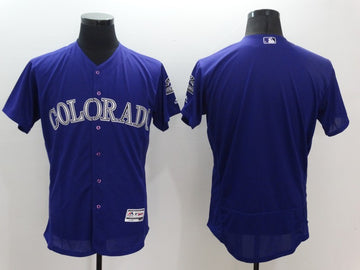 Custom Colorado Rockies purple jersey