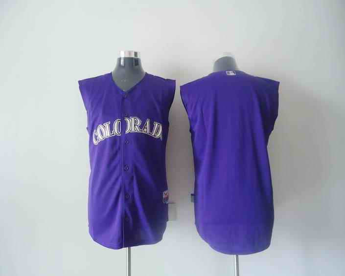 Custom Colorado Rockies purple jersey