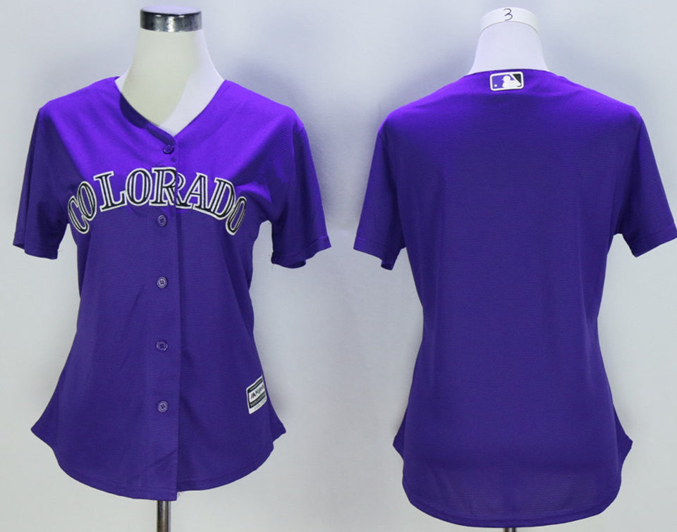 Custom Colorado Rockies purple jersey