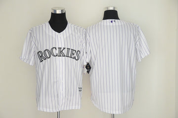 Custom Colorado Rockies white jersey