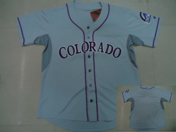Colorado Rockies grey jersey