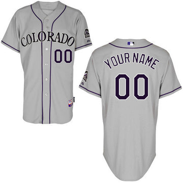 Colorado Rockies grey jersey