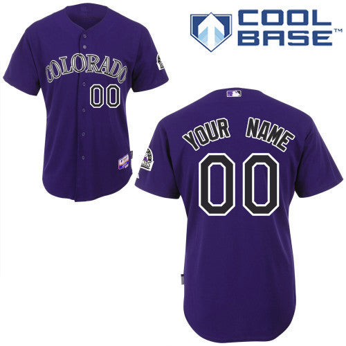 Colorado Rockies purple jersey