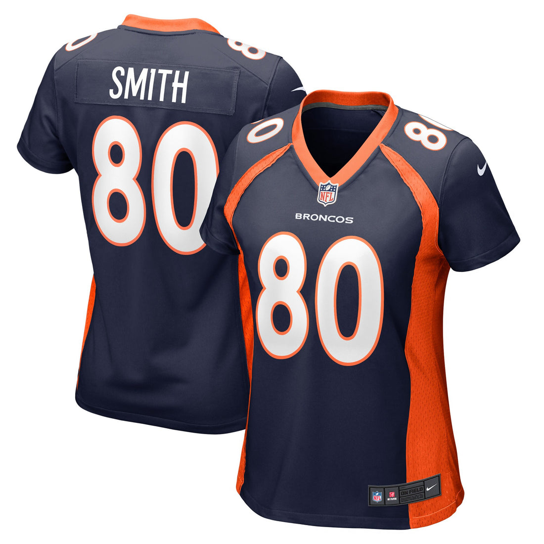 Rod Smith Denver Broncos navy jersey