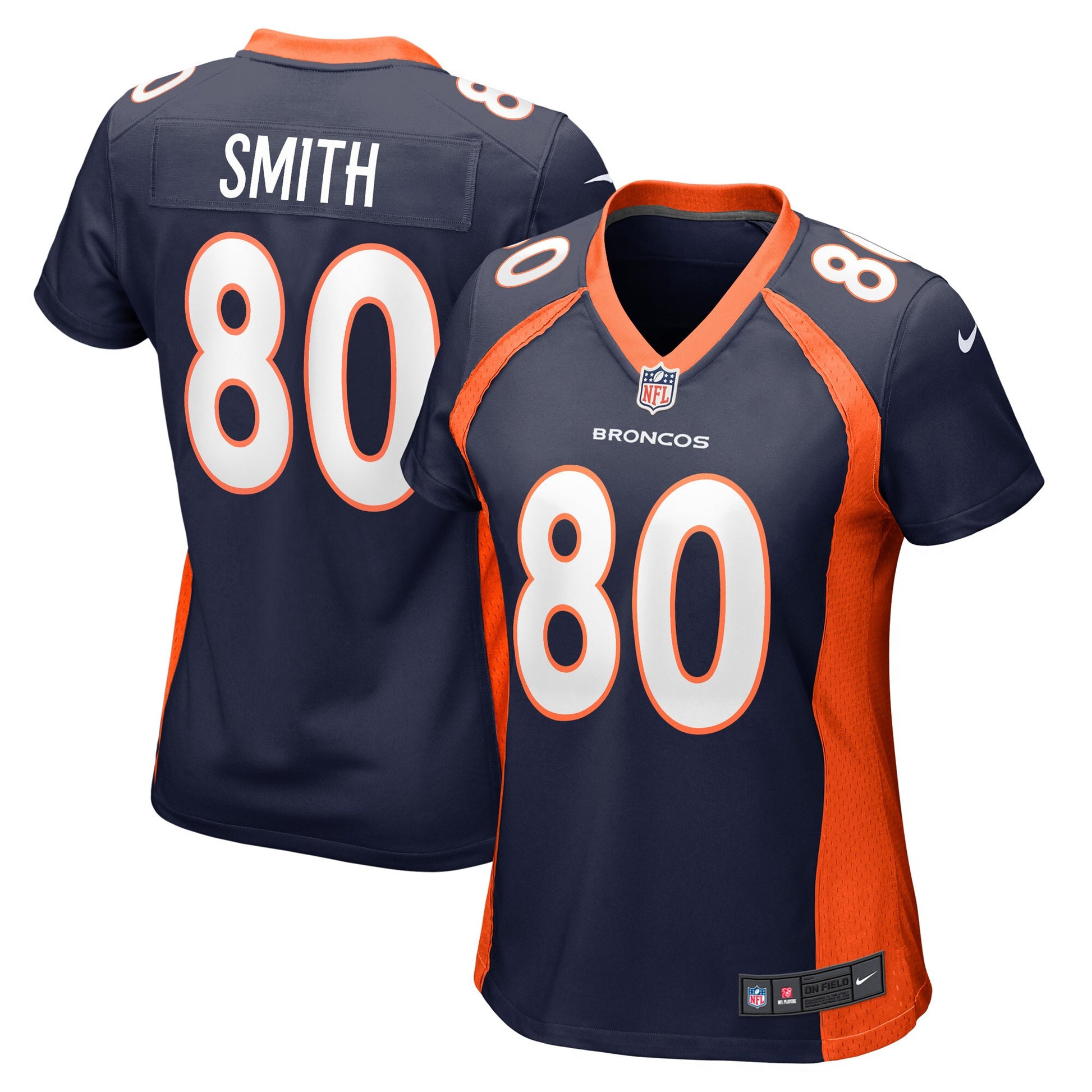 Rod Smith Denver Broncos navy jersey