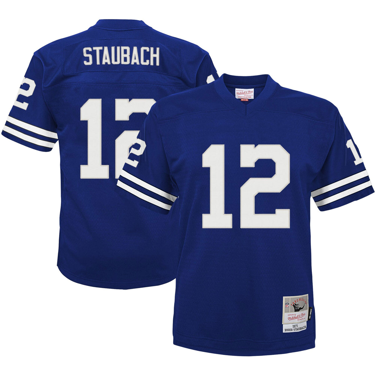 Roger Staubach Preschool Dallas Cowboys navy jersey
