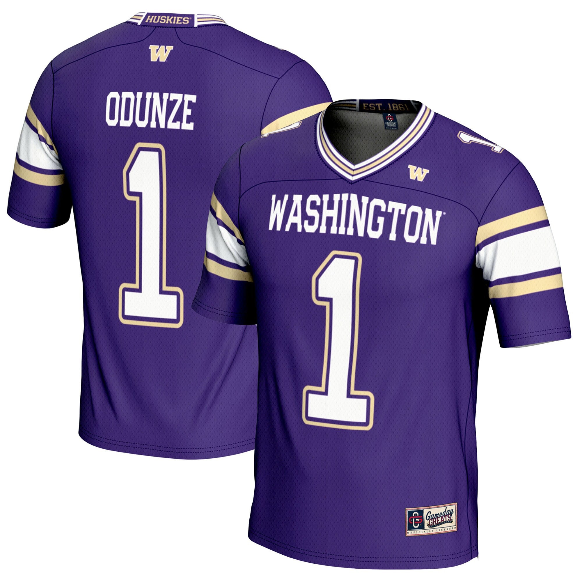 Rome Odunze Washington Huskies purple jersey