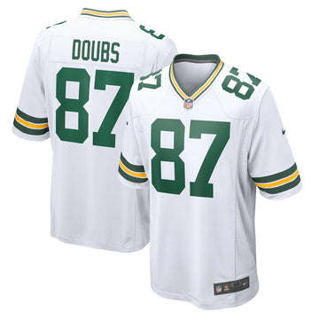 Romeo Doubs Green Bay Packers white Game jersey