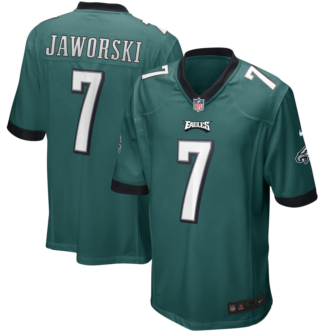 Ron Jaworski Philadelphia Eagles green Game jersey