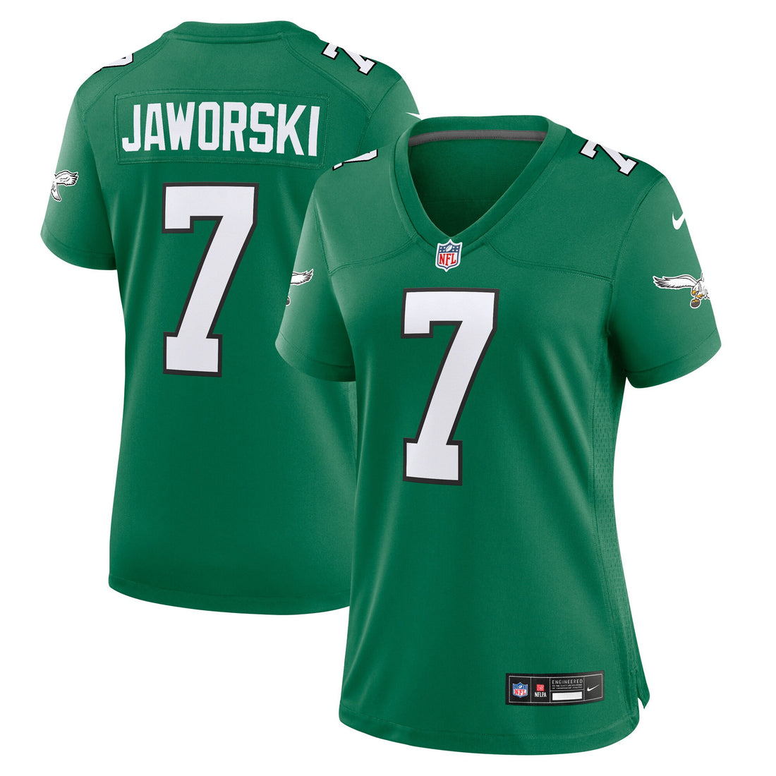 Ron Jaworski Philadelphia Eagles green Alternate jersey