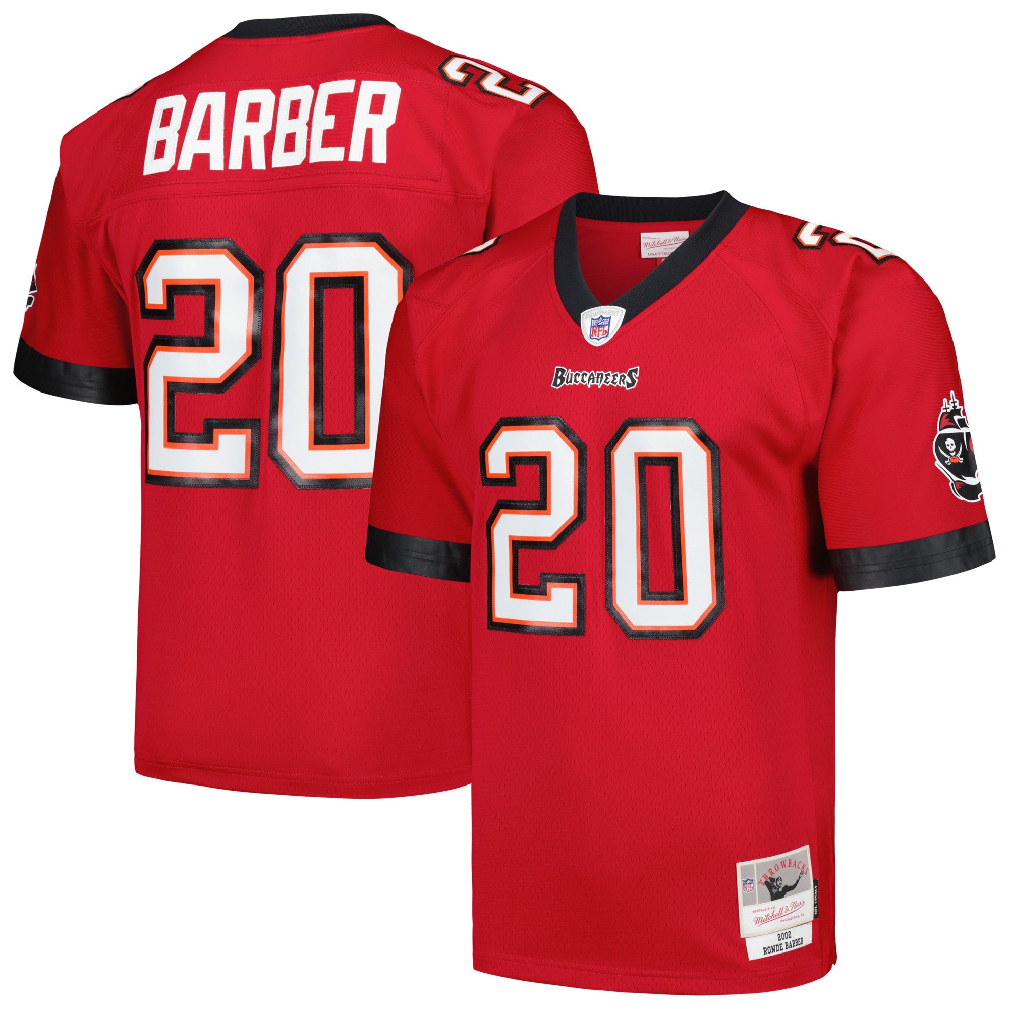 Ronde Barber Tampa Bay Buccaneers red jersey