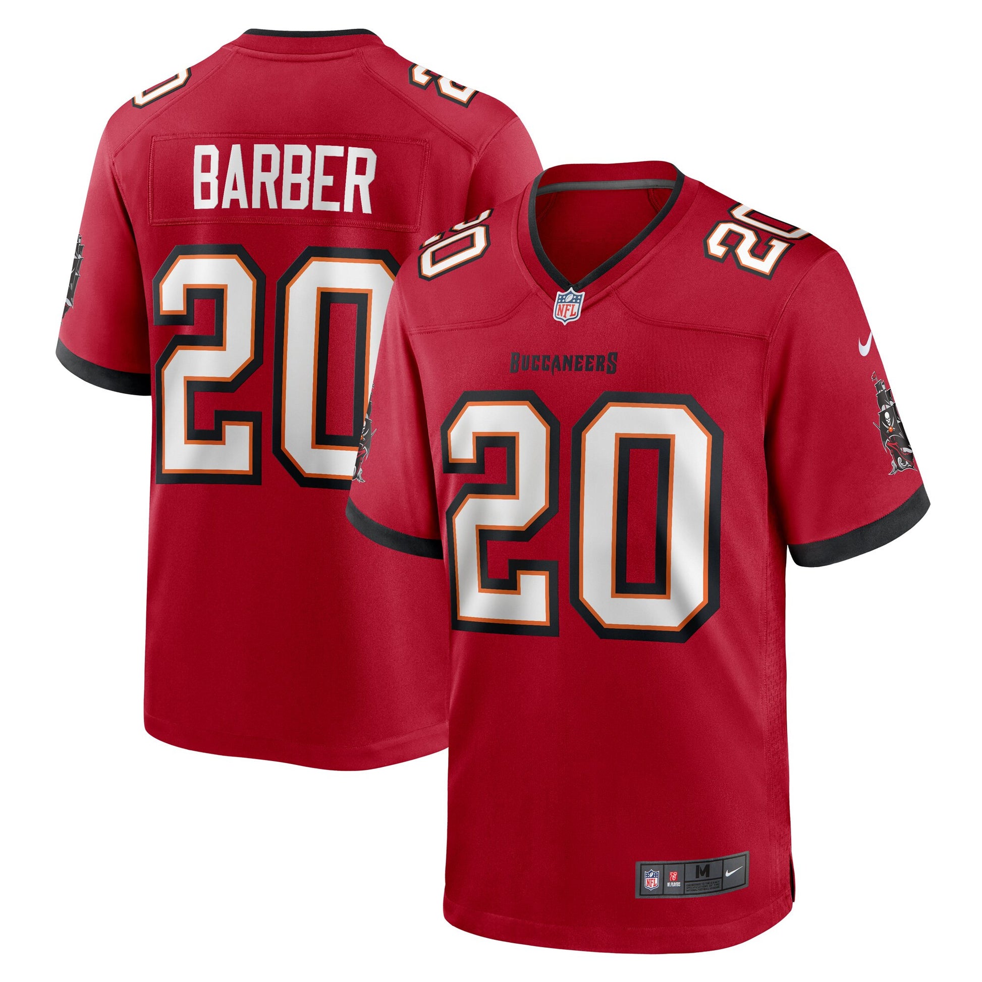 Ronde Barber Tampa Bay Buccaneers red jersey