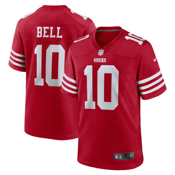 Ronnie Bell San Francisco 49ers scarlet jersey