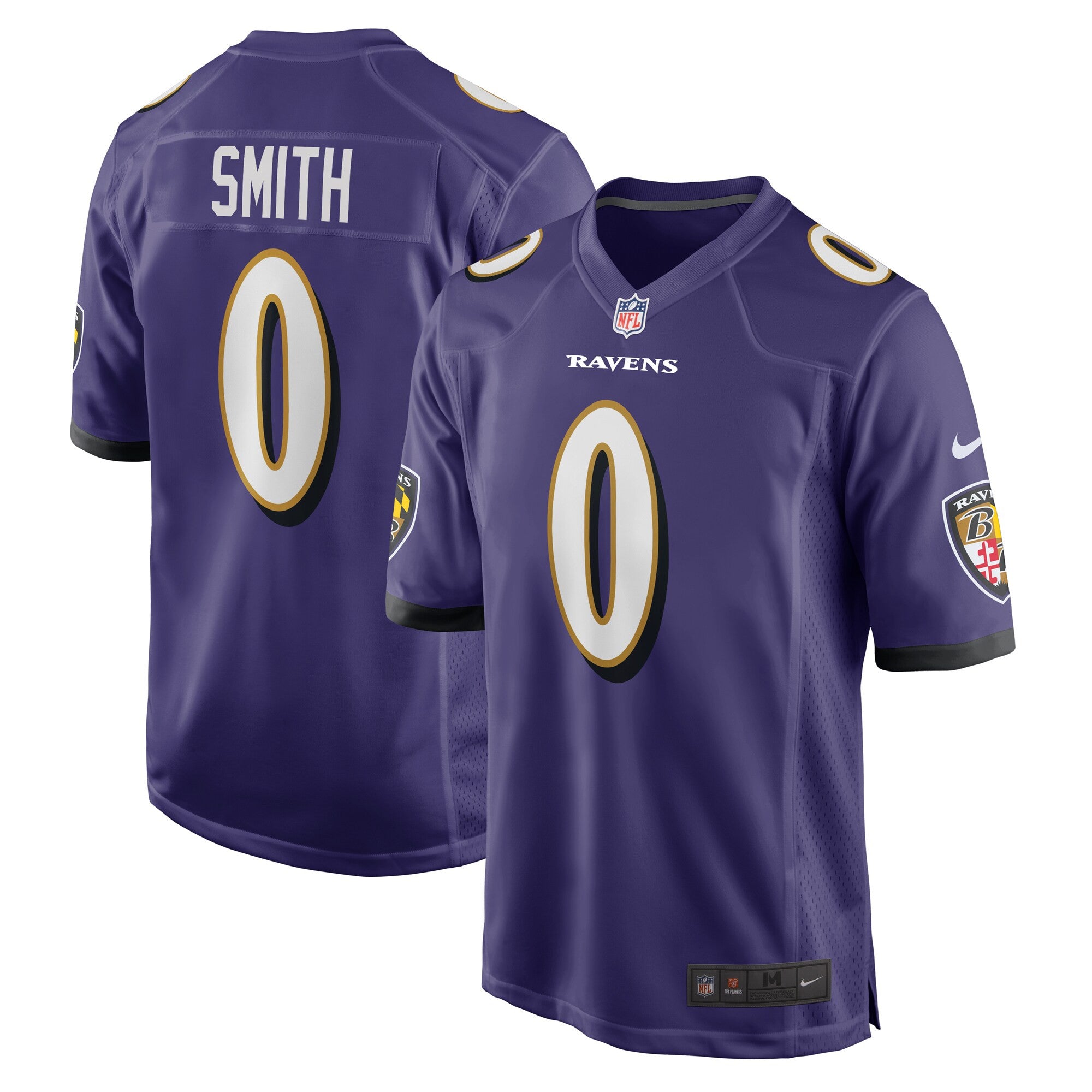 Roquan Smith Baltimore Ravens purple jersey