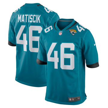 Ross Matiscik Jacksonville Jaguars teal jersey