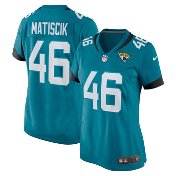 Ross Matiscik Jacksonville Jaguars teal jersey