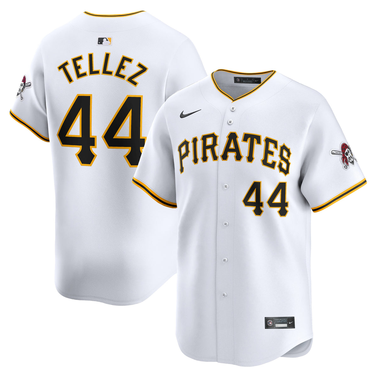 Rowdy Tellez Pittsburgh Pirates white Limited jersey