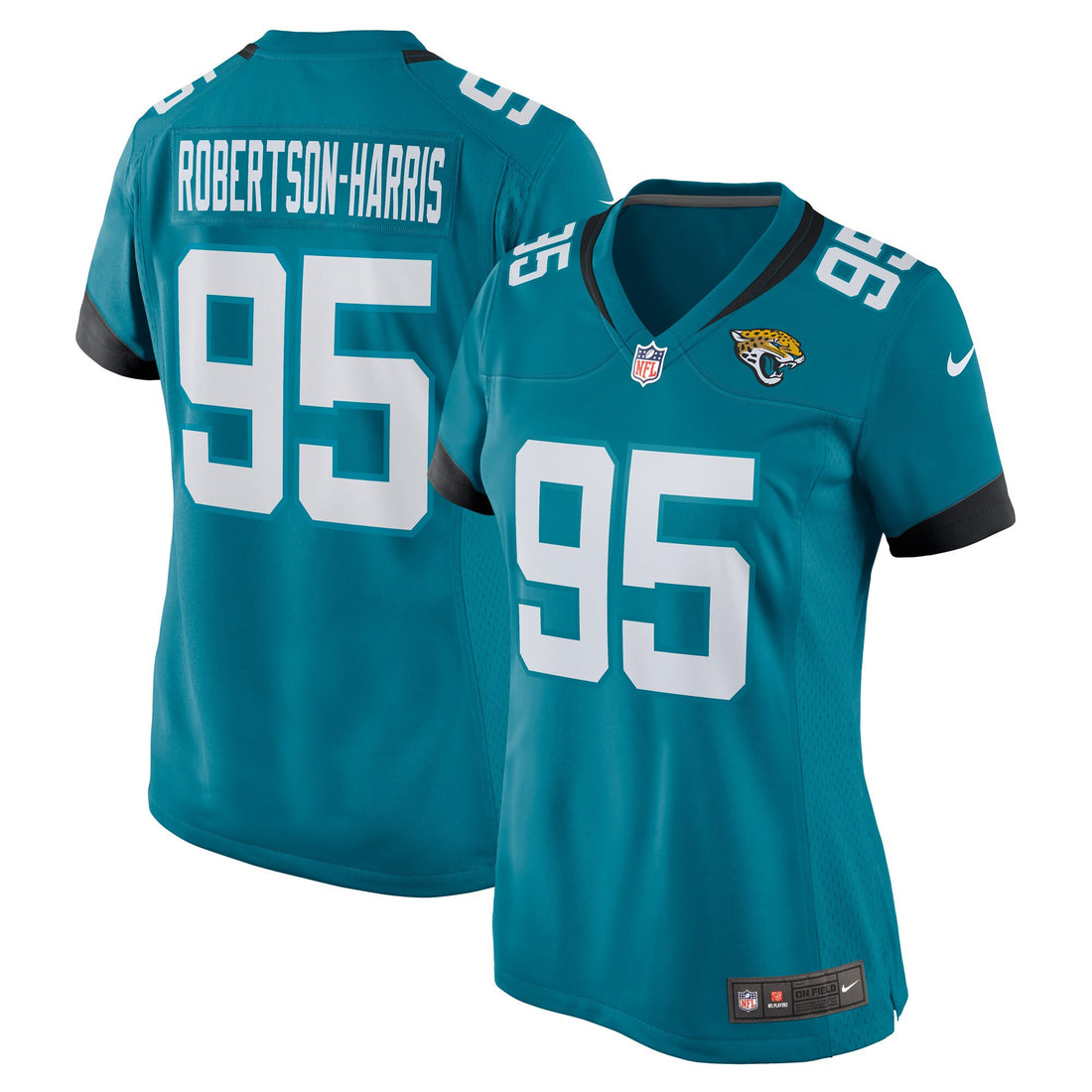 Roy Robertson-harris Jacksonville Jaguars teal jersey
