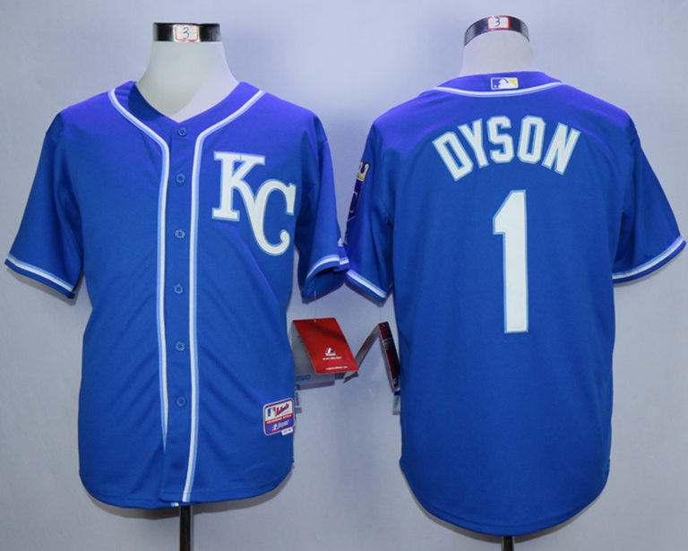 Jarrod Dyson Kansas City Royals blue Alternate jersey