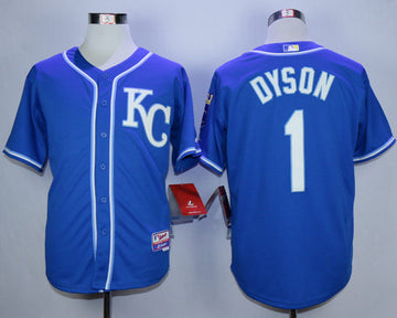 Jarrod Dyson Kansas City Royals blue Alternate jersey