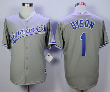 Jarrod Dyson Kansas City Royals grey jersey