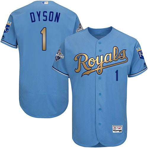 Jarrod Dyson Kansas City Royals blue Authentic jersey