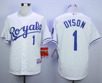 Jarrod Dyson Kansas City Royals white jersey