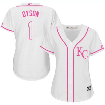 Jarrod Dyson Kansas City Royals white jersey