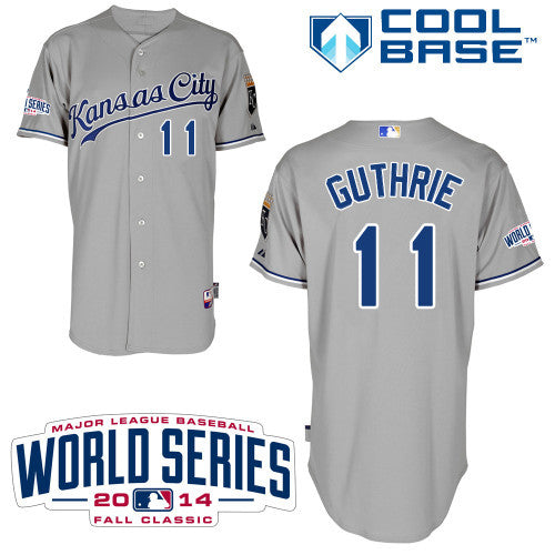 Guthrie Kansas City Royals grey jersey