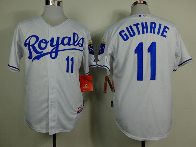 Guthrie Kansas City Royals white jersey