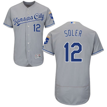 Jorge Soler Kansas City Royals gray jersey