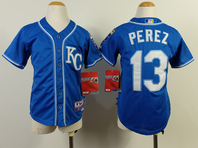 Perez Kansas City Royals blue jersey