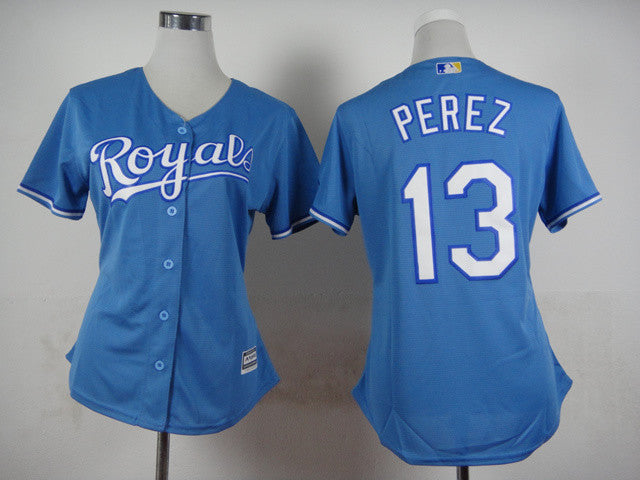 Perez Kansas City Royals blue jersey