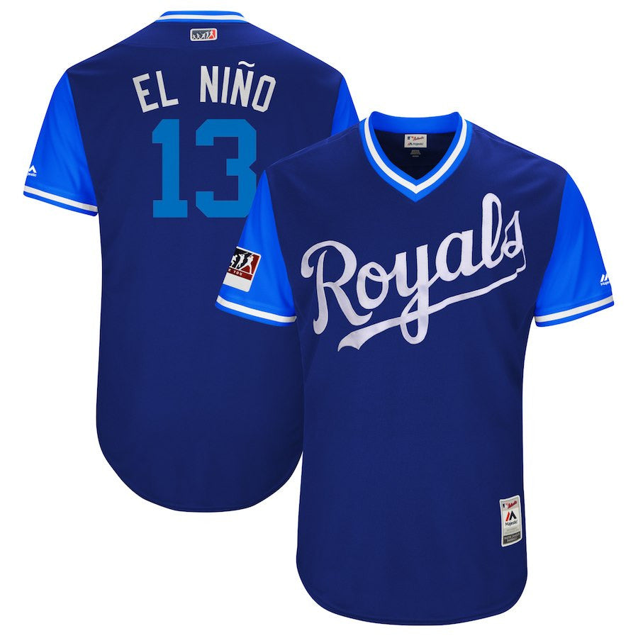 Salvador Perez El Nino Kansas City Royals royal Authentic jersey