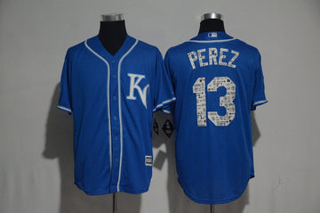 Salvador Perez Kansas City Royals royal jersey