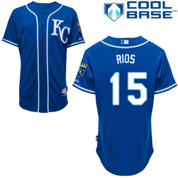 Rios Kansas City Royals blue Alternate jersey