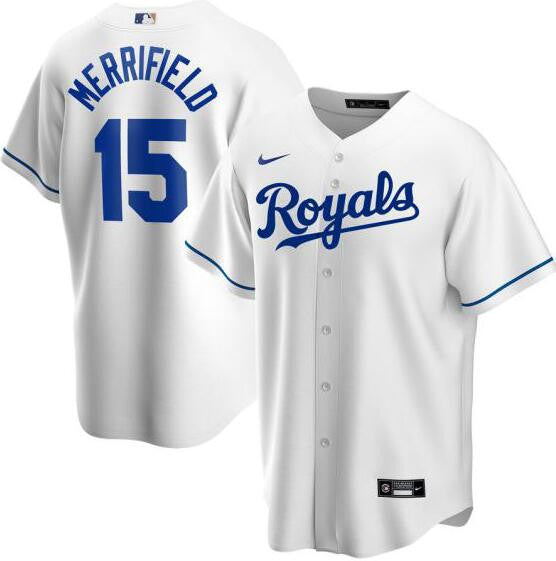 Whit Merrifield Kansas City Royals white jersey