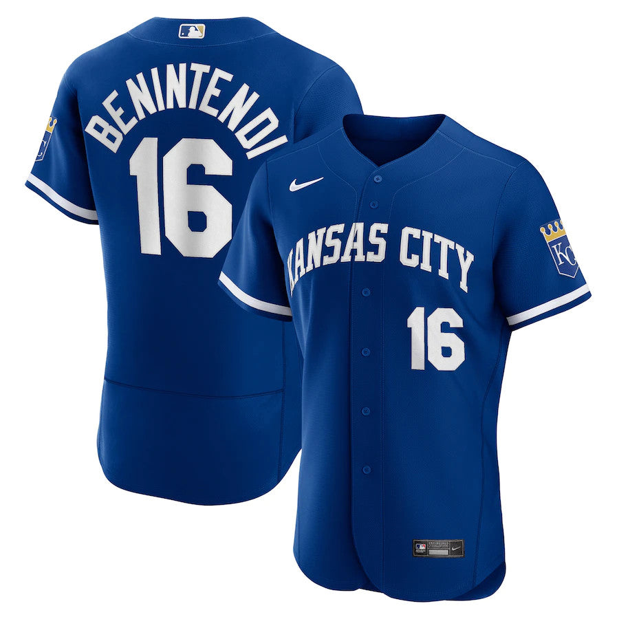 Andrew Benintendi Kansas City Royals royal Alternate jersey