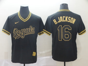Bo Jackson Kansas City Royals black Legend jersey