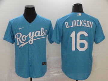 Bo Jackson Kansas City Royals blue jersey