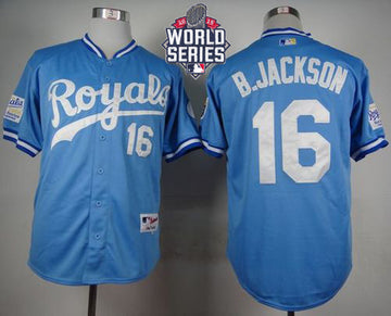 Bo Jackson Kansas City Royals blue jersey