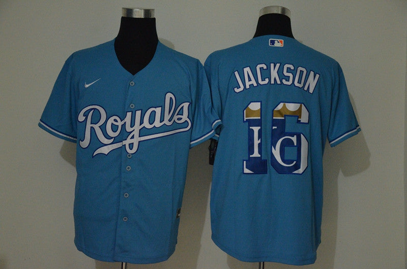 Bo Jackson Kansas City Royals blue Fashion jersey