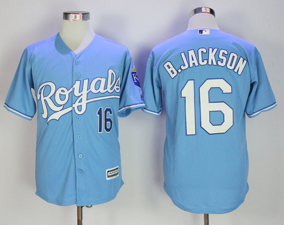 Bo Jackson Kansas City Royals blue jersey