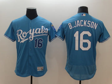 Bo Jackson Kansas City Royals blue jersey