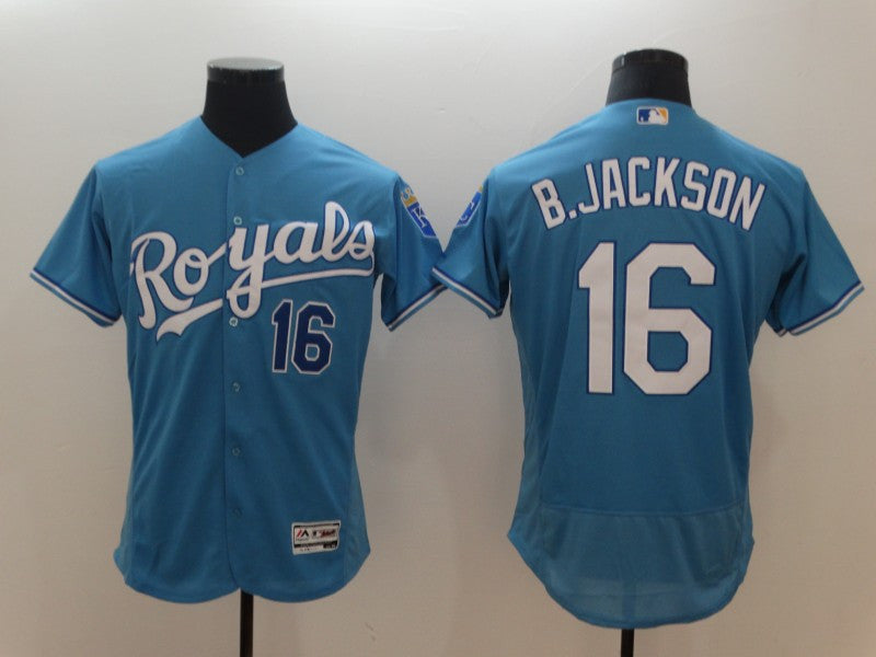 Bo Jackson Kansas City Royals blue jersey