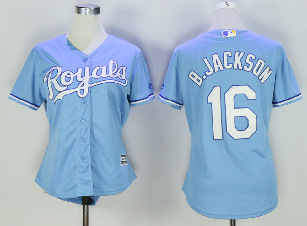 Bo Jackson Kansas City Royals blue jersey