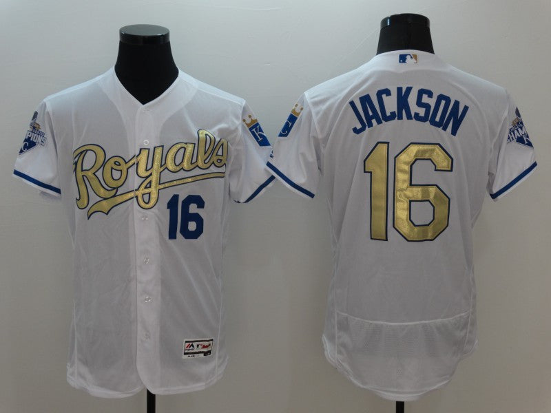 Bo Jackson Kansas City Royals white jersey