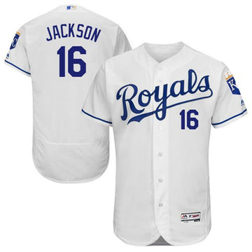 Bo Jackson Kansas City Royals white Authentic jersey