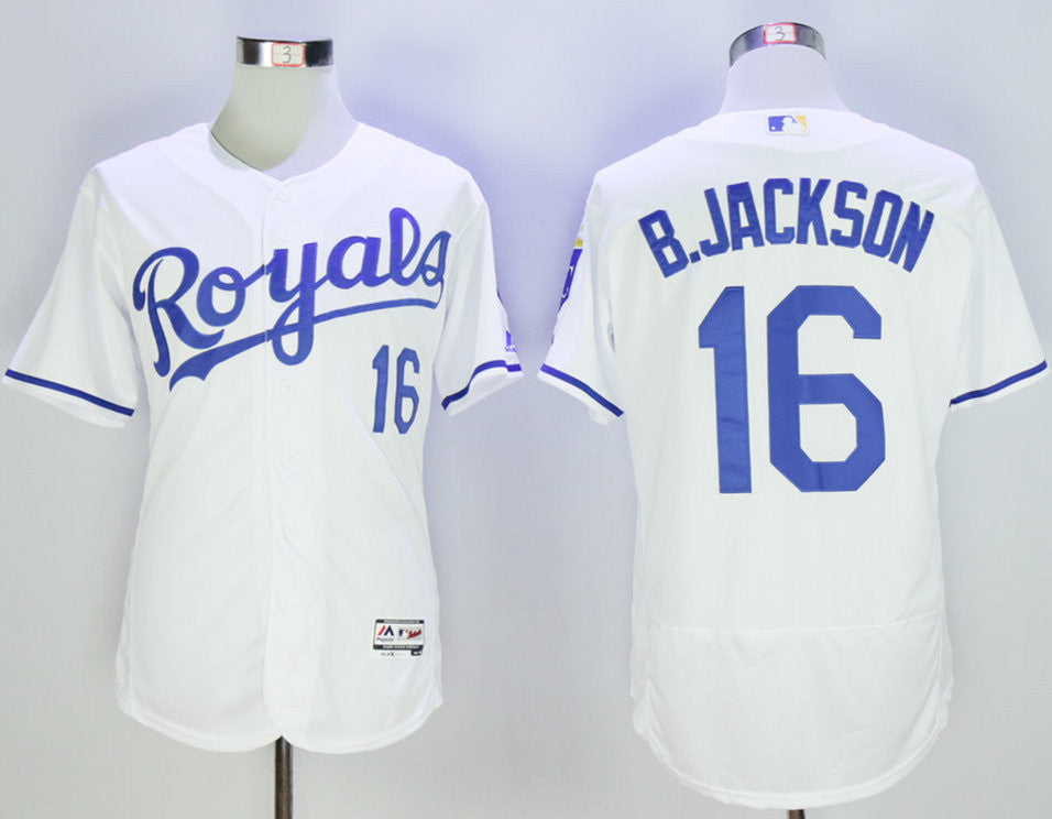 Bo Jackson Kansas City Royals white jersey
